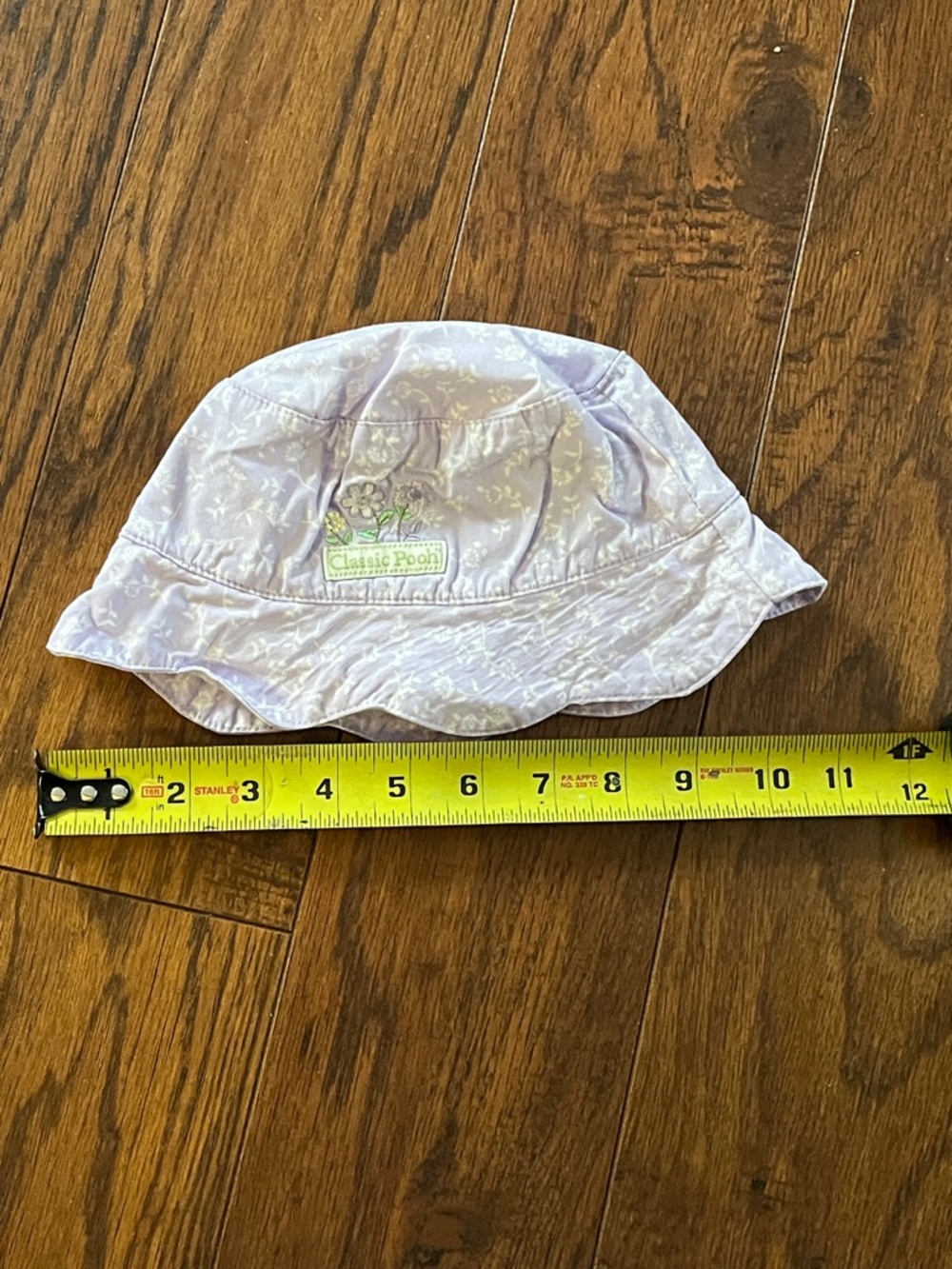 Lavender Floral Classic Pooh Sun Hat for Kids - Picture 13 of 13